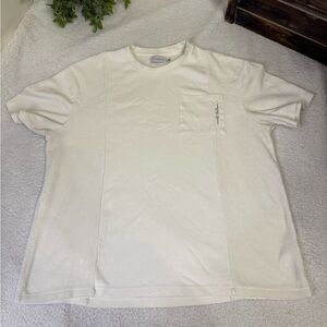 Topman off white tee textured size large